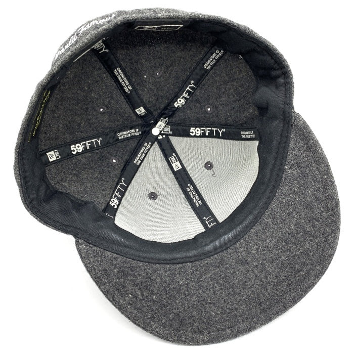 SUPREME シュプリーム 10AW Woolrich Box Logo New Era Cap ウールリッチ ボックスロゴ ニューエラキャップ チャコールグレー Size 7 1/2 (59.6cm) 福生店