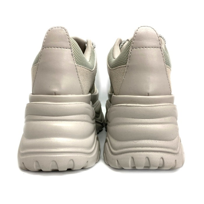 JEANASIS ジーナシス ランダムアウトソールスニーカー グレー sizeM（23.0〜23.5） 瑞穂店
