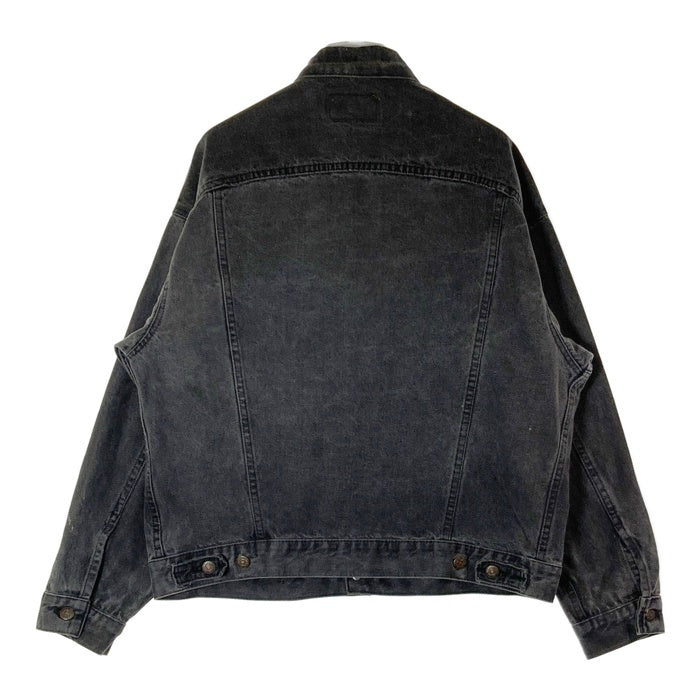 Levi's リーバイス 70507-0270 USA製 ボタン裏715 後染めブラック ハンドポケット トラッカージャケット Gジャン ブラック sizeL 瑞穂店