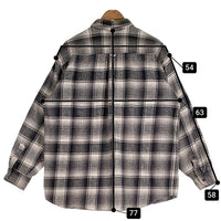 LEE COOPER リー クーパー 長袖 フランネル シャツ チェック グレー ブラック Size XL 福生店