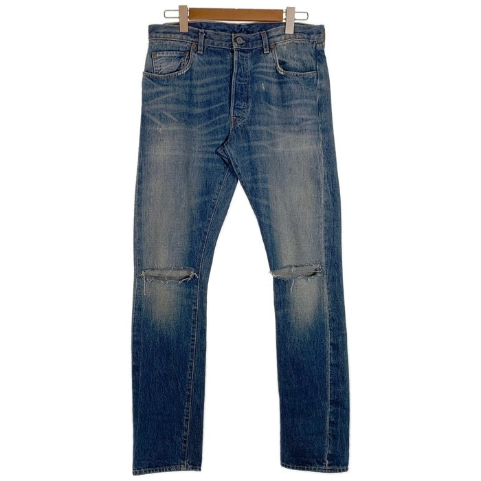 Levi's リーバイス 501XX BIG E ビッグイー 1966 復刻 カンヌキ 赤耳 セルビッチ デニムパンツ ライトブルー 66466-0013 Size W32 L32 福生店