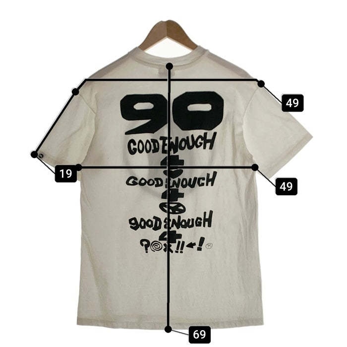 90's GOODENOUGH グッドイナフ 1ST TEE サークルG 半袖 Tシャツ ホワイト Size L 福生店
