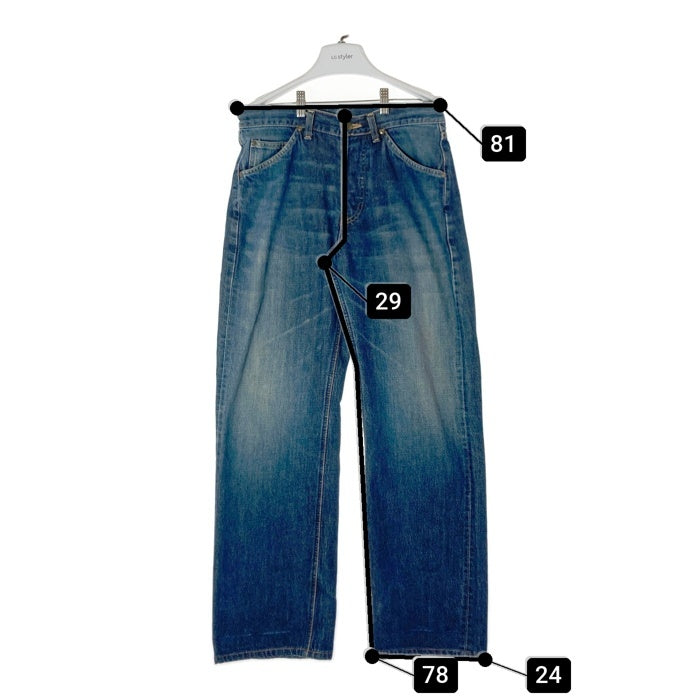 Lee リー 101B 復刻 サイド黒タグ 赤耳 日本製 デニムパンツ インディゴ size31 瑞穂店