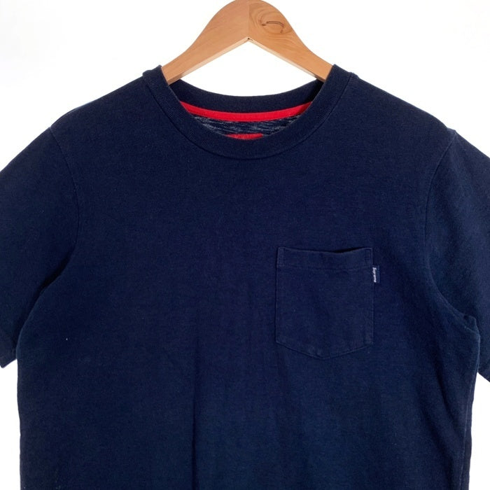 SUPREME シュプリーム ポケT 半袖 ポケット Tシャツ ネイビー Size S 福生店