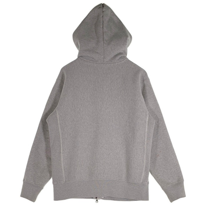 Champion チャンピオン REVERSE WEAVE リバースウィーブ (GORE) WINDSTOPPER ゴア ウィンドストッパー ジップアップ フーディー パーカー グレー GORE-TEX ゴアテックス Size L 福生店