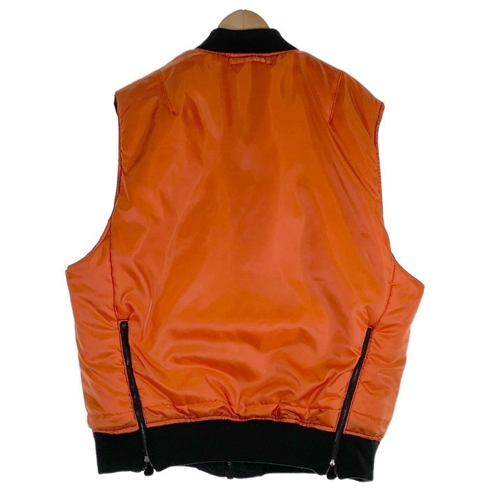 AVIREX アヴィレックス MA-1 リバーシブル ベスト ブラック オレンジ 3122164 Size 2XL 福生店