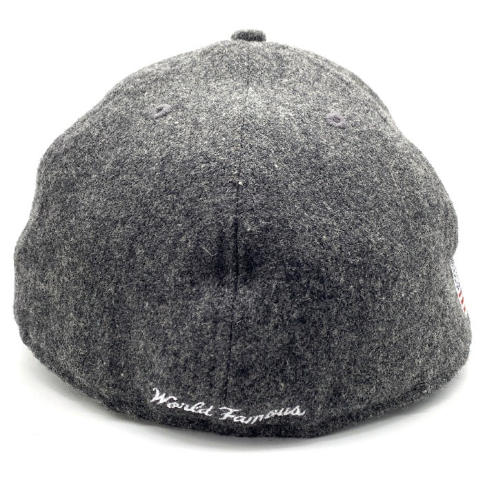 SUPREME シュプリーム 10AW Woolrich Box Logo New Era Cap ウールリッチ ボックスロゴ ニューエラキャップ チャコールグレー Size 7 1/2 (59.6cm) 福生店