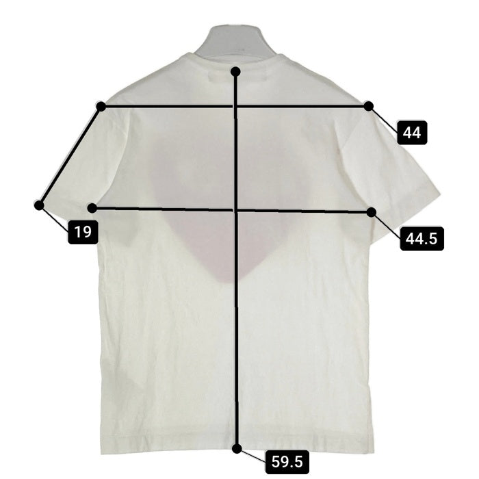 PLAY COMME des GARCONS プレイ コムデギャルソン ハートTシャツ ホワイト sizeS 瑞穂店