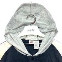 NIKE ナイキ 銀タグ バスケットボール スナップボタン ブルゾン ブラック sizeXL 瑞穂店