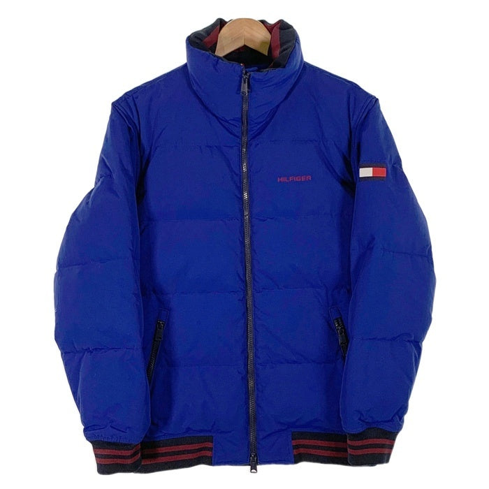 TOMMY HILFIGER トミーヒルフィガー ジップアップ 中綿ジャケット ブルー 78J4151/18Z Size S 福生店