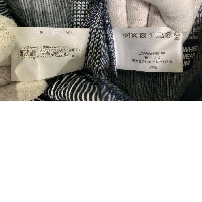 LOOPWHEELER ループウィラー 受注会限定 ヒッコリー吊り天竺パンツ ヒッコリー Size M 福生店