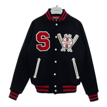 SWAGGER スワッガー SWGJKT-420 裏地キルティング メルトンスタジャン ブラック sizeM 瑞穂店