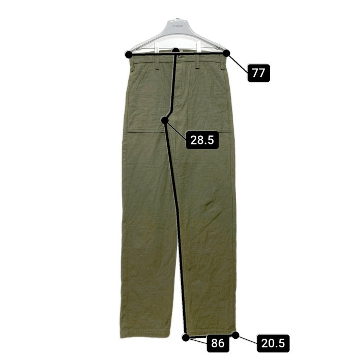 SAMURAI JEANS サムライジーンズ ヘビーバックサテン ベイカーパンツ オリーブ SJ52BP Size 30 瑞穂店