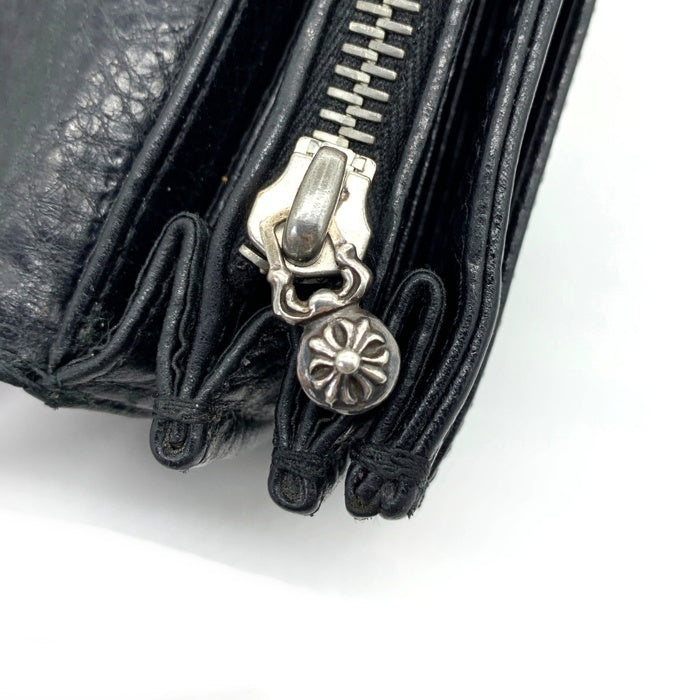 CHROME HEARTS クロムハーツ JUDY ジュディ レザーウォレット クロスボール 長財布 ブラック 福生店