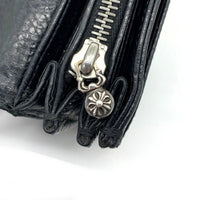 CHROME HEARTS クロムハーツ JUDY ジュディ レザーウォレット クロスボール 長財布 ブラック 福生店