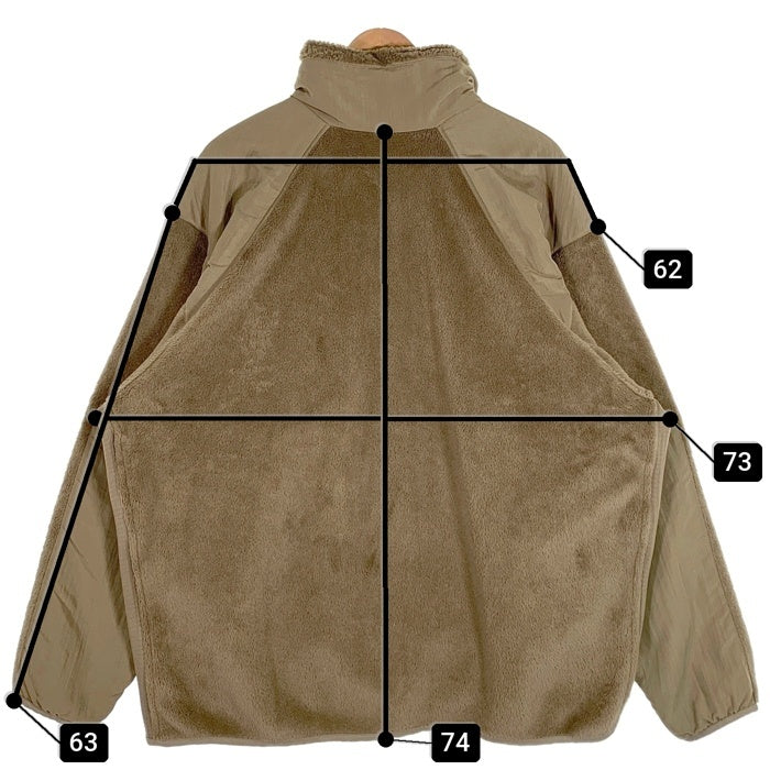U.S.ARMY 米軍 フリースジャケット ECWCS GEN3 level3 POLARTEC コヨーテ 8415-01-580-1371 USA製 Size XXL 福生店