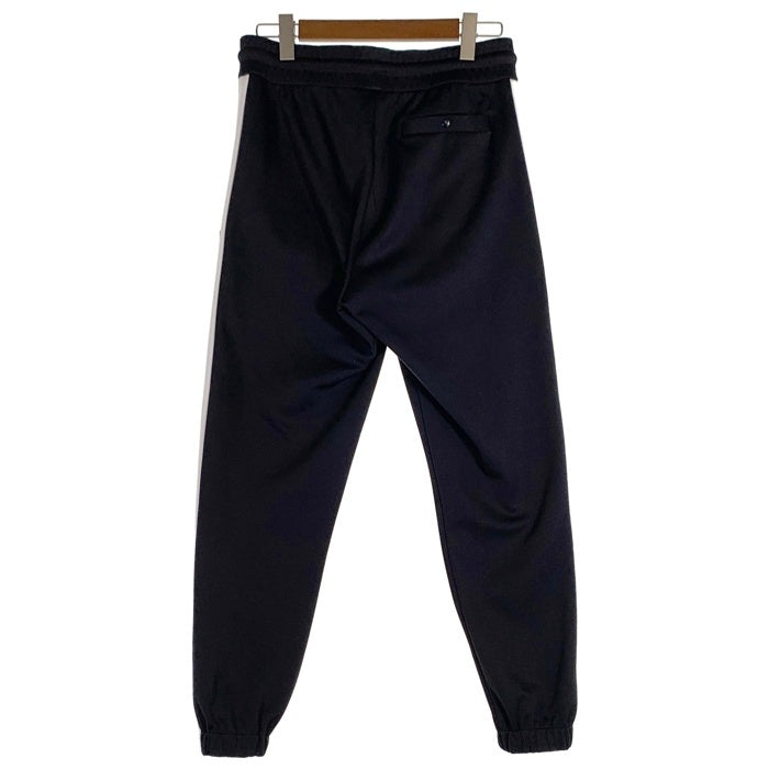 MONCLER モンクレール PANTALONE LUNGO SWEAT BOTTOMS ポリエステル スウェット パンツ ブラック ホワイト 27104558IVHD Size S 福生店
