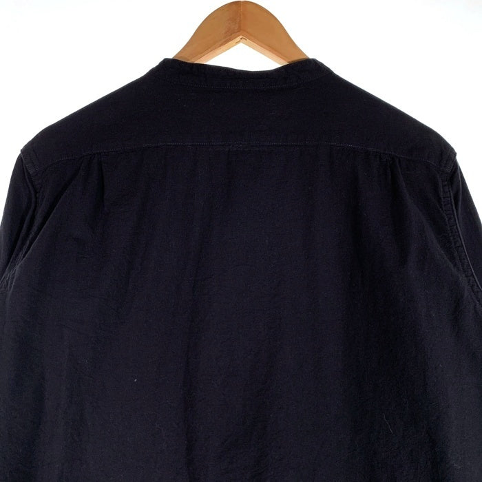 FULLCOUNT フルカウント STAND COLLAR CHAMBRAY SHIRT 5oz スタンドカラーシャンブレーシャツ プルオーバー ブラック 4900 Size 40 福生店