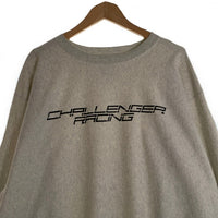 CHALLENGER チャレンジャー 23AW RACING LOGO C/N SWEAT ロゴ クルーネック スウェットトレーナー グレー CLG-SW 023-008 Size XL 福生店