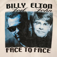 00's Billy Joel ビリージョエル Elton John エルトンジョン TOUR 2003 プリントTシャツ ホワイト All Sports Size L 福生店