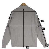 NUMBER(N)INE DENIM ナンバーナインデニム ハーフジップ スウェット グレー Size S 福生店