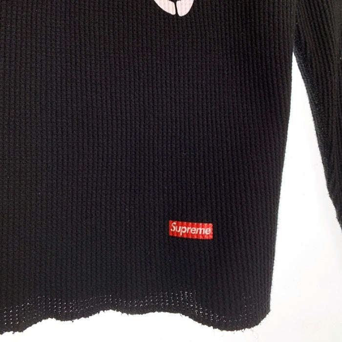 SUPREME シュプリーム Hanes ヘインズ 25AW Bones Thermal Crew ボーンズ サーマル クルー 長袖 Tシャツ ロンT ブラック Size L 福生店