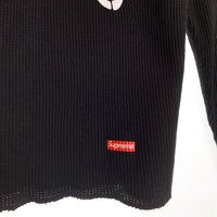 SUPREME シュプリーム Hanes ヘインズ 25AW Bones Thermal Crew ボーンズ サーマル クルー 長袖 Tシャツ ロンT ブラック Size L 福生店