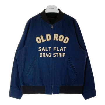 OLD CROW オールドクロー SAMPLE品 タグ欠品 OLD ROD JACKET オールドロッドジャケット ブルゾン ネイビー size- 瑞穂店