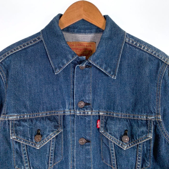 90's LEVI'S リーバイス デニムトラッカージャケット 3rd BIG E復刻 インディゴ 日本製 71557-0214 92年 Size 38 福生店