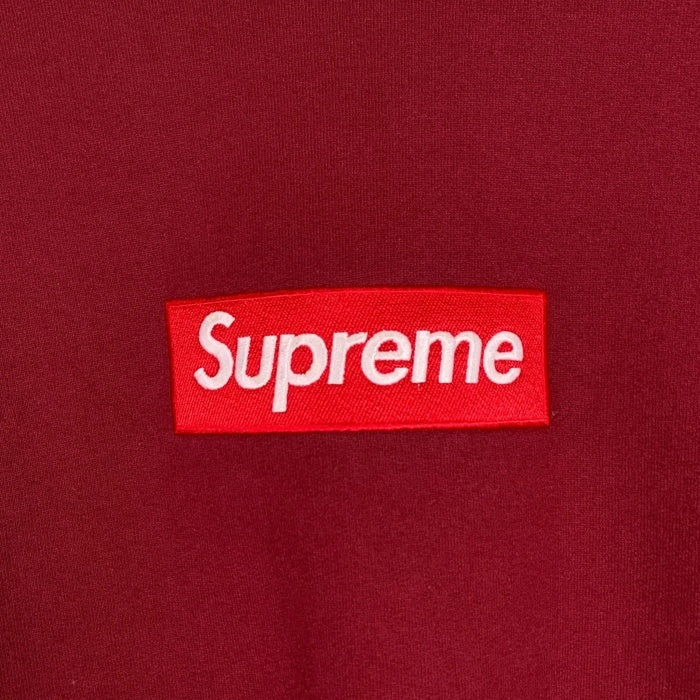 SUPREME シュプリーム 22AW Box Logo Crew Neck ボックス クルーネック スウェット バーガンディー カナダ製 Size XL 福生店