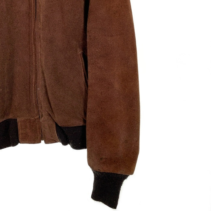Schott ショット Suede Bomber Jacket スエード ボンバージャケット ブラウン USA製 Size 40 福生店