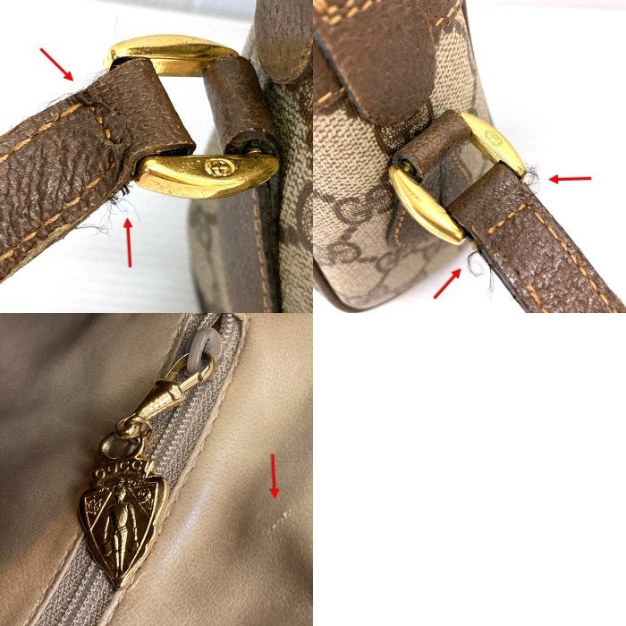 GUCCI グッチ GGスプリーム シェリーライン ショルダーバッグ オールド 001.56.6472 ベージュ ブラウン 瑞穂店