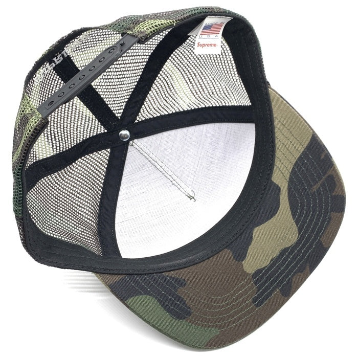 SUPREME シュプリーム 24SS Black Cat Mesh Back 5-Panel ブラックキャット メッシュバック 5パネルキャップ ウッドランドカモ 福生店