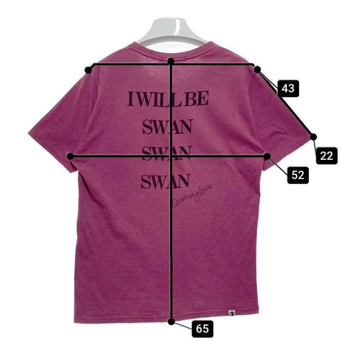 HYSTERIC GLAMOUR ヒステリックグラマー COURTNEY LOVE コートニーラブ プリントTシャツ パープル 0203CT20 Size M 瑞穂店