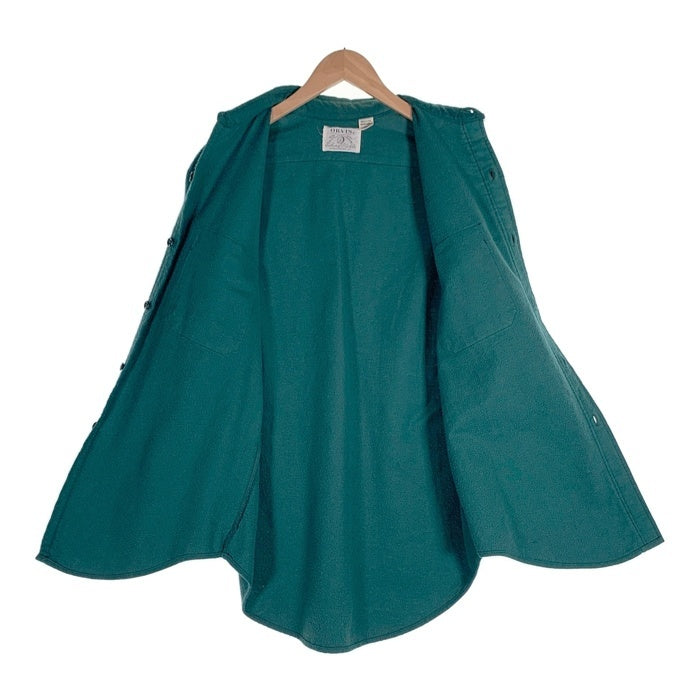 70's ORVIS オービス フランネルシャツ プレーン グリーン Size M 相当 福生店
