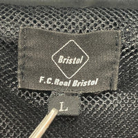 f.c.real bristol エフシーレアルブリストル ジップナイロンジャケット カーキ ブラック sizeL 瑞穂店