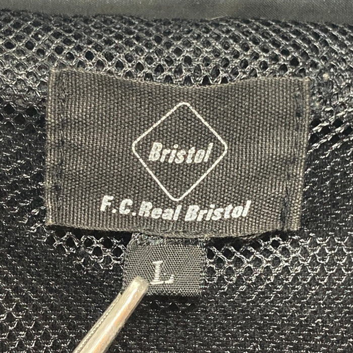 f.c.real bristol エフシーレアルブリストル ジップナイロンジャケット カーキ ブラック sizeL 瑞穂店