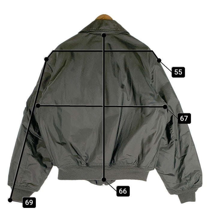 ALPHA アルファ 米軍 CWU-45P ミリタリー フライトジャケット オリーブ