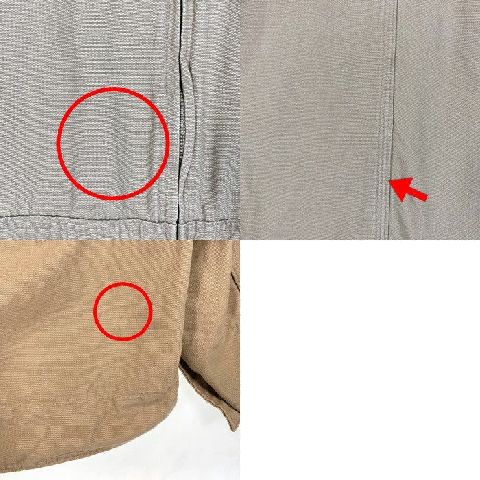 Carhartt カーハート ダック地 ジップアップジャケット ベージュ J189 GKH Size XL-R 福生店