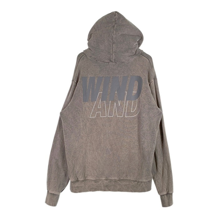 WIND AND SEA ウィンダンシー SULFER HOODIE サルファーフーディー プルオーバースウェットパーカー グレー WDS-O-SIG-24-Q1-CS-01 Size XL 福生店