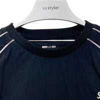 WIND AND SEA ウィンダンシー ナイロン ショートスリーブ プルオーバートップ ブラック WDS-O-SSD-24-Q4-TP-03 Size XL 瑞穂店