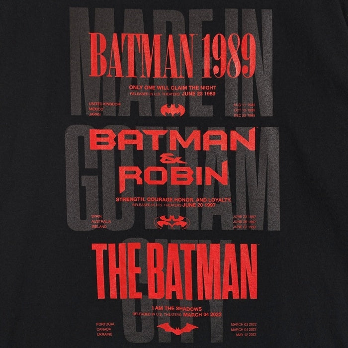 WIND AND SEA ウィンダンシー BATMAN バットマン プリントTシャツ ブラック WDS-C-BAT-24-Q2-04 Size XL 福生店