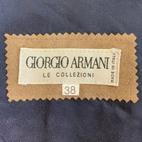 GIORGIO ARMANI LE COLLEZIONI ジョルジオアルマーニ  コレツィオーニ ポリエステルxオレフィン ロングコート グレー size38 瑞穂店