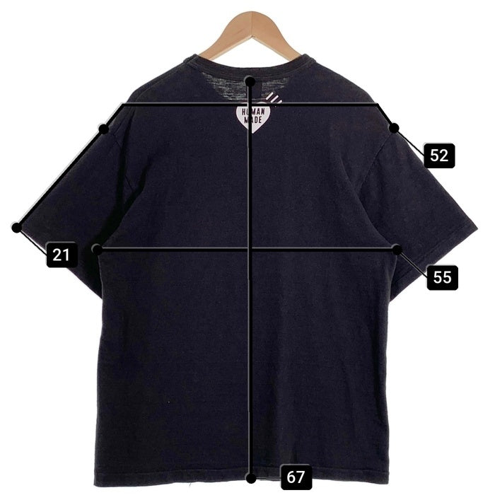 HUMAN MADE ヒューマンメイド 22AW GRAPHIC T-SHIRT #01 グラフィック 半袖 Tシャツ ブラック Size XL 福生店