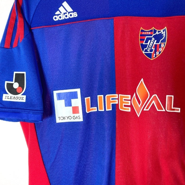 adidas アディダス FC TOKYO 2010 ユニホーム ブルー×レッド sizeL 瑞穂店