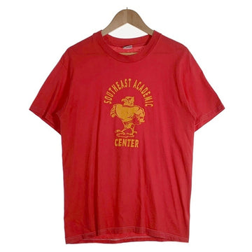 90's Ten STRIKE テンストライク SOUTHEAST ACADEMIC CENTER プリントTシャツ レッド USA製 Size M 福生店