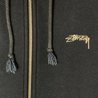 Stussy ステューシー 00's オールド BUILT FOR THE LONG HAUL スカルバイカー パーカー ネイビー sizeM 瑞穂店