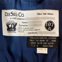 DIESEL ディーゼル ナイロンジャケット 中綿 ネイビー Size M 瑞穂店