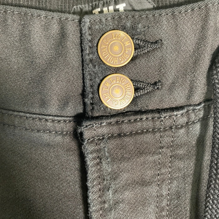 TMT ティーエムティー 19AW BLACK DENIM TRACK PANTS ブラックデニム トラックパンツ  USED/ペンキ加工 TPT-F1904 Size L 福生店