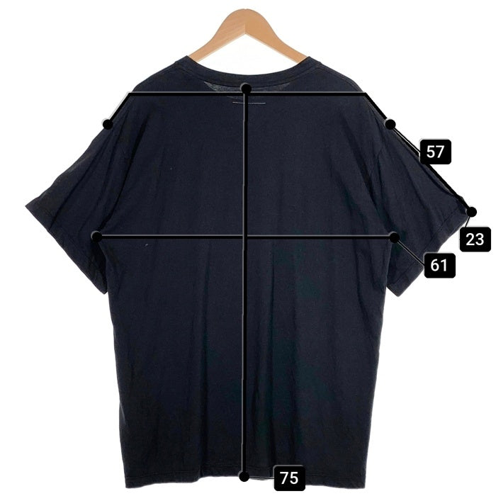 MM6 Maison Margiela エムエムシックス メゾンマルジェラ 25SS ナンバリングロゴプリント Tシャツ ブラック SH2GC0023 Size L 福生店